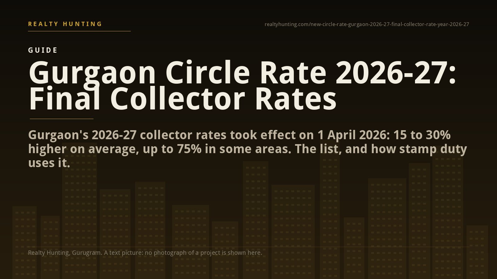 Gurgaon Circle Rate 2026-27: The Final Collector Rates and What Changed
