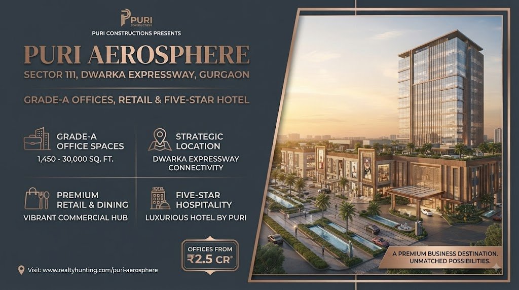 Puri Aerosphere Sector 111 Gurgaon