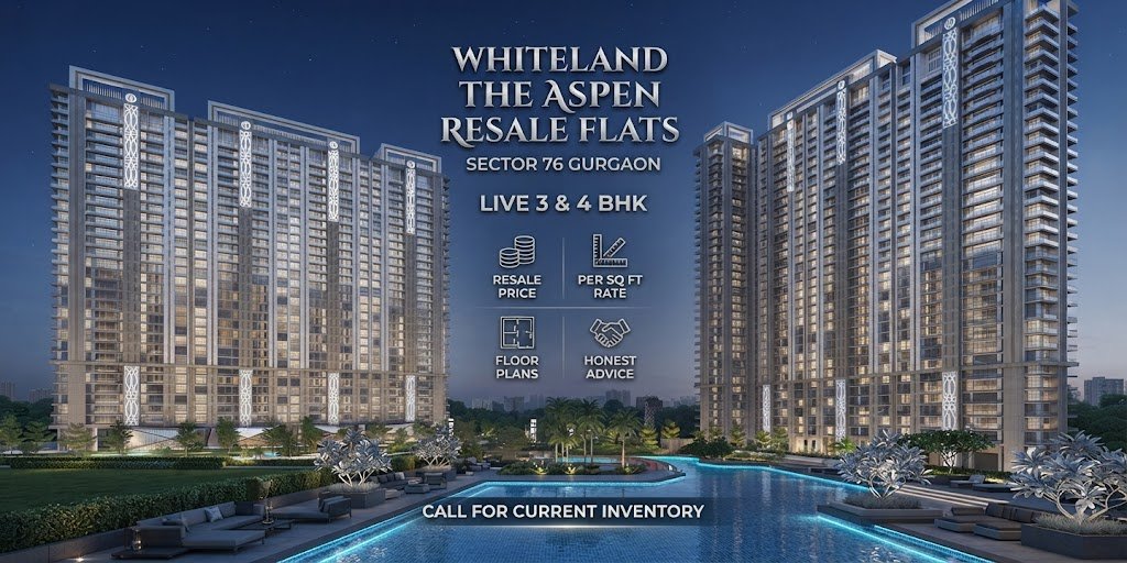 Whiteland The Aspen Resale Flats Sector 76 Gurgaon
