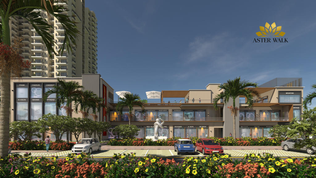 4S Aster Walk Shop Sector 36 Sohna - Society Shops In Sohna