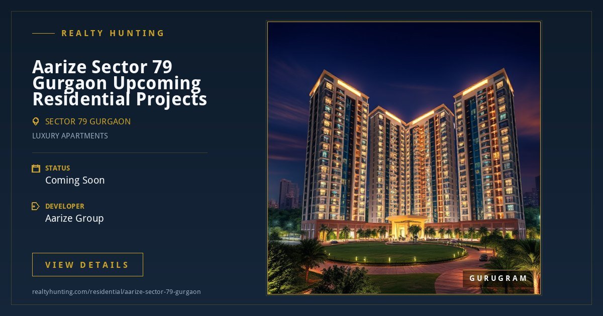 Aarize Sector 79 Gurgaon Residential Project — photo 1