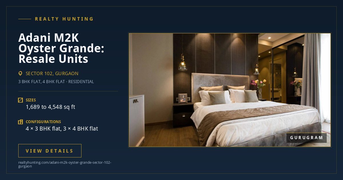Adani M2K Oyster Grande Sector 102 Gurgaon — photo 2