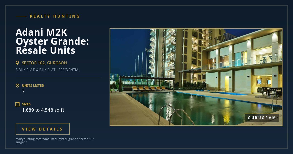 Adani M2K Oyster Grande Sector 102 Gurgaon — photo 4
