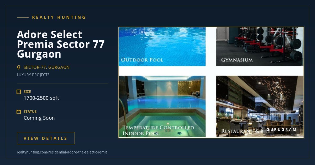 Adore Select Premia Sector 77 Gurgaon — photo 2