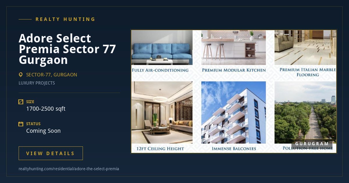 Adore Select Premia Sector 77 Gurgaon — photo 3