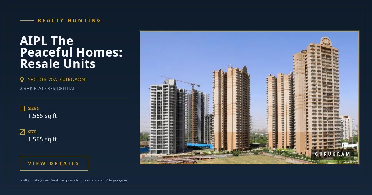 AIPL Peaceful Homes Sector 70A Gurgaon — photo 2