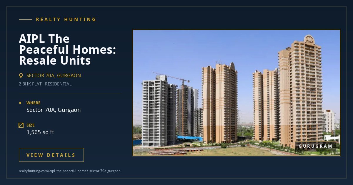AIPL Peaceful Homes Sector 70A Gurgaon — photo 3