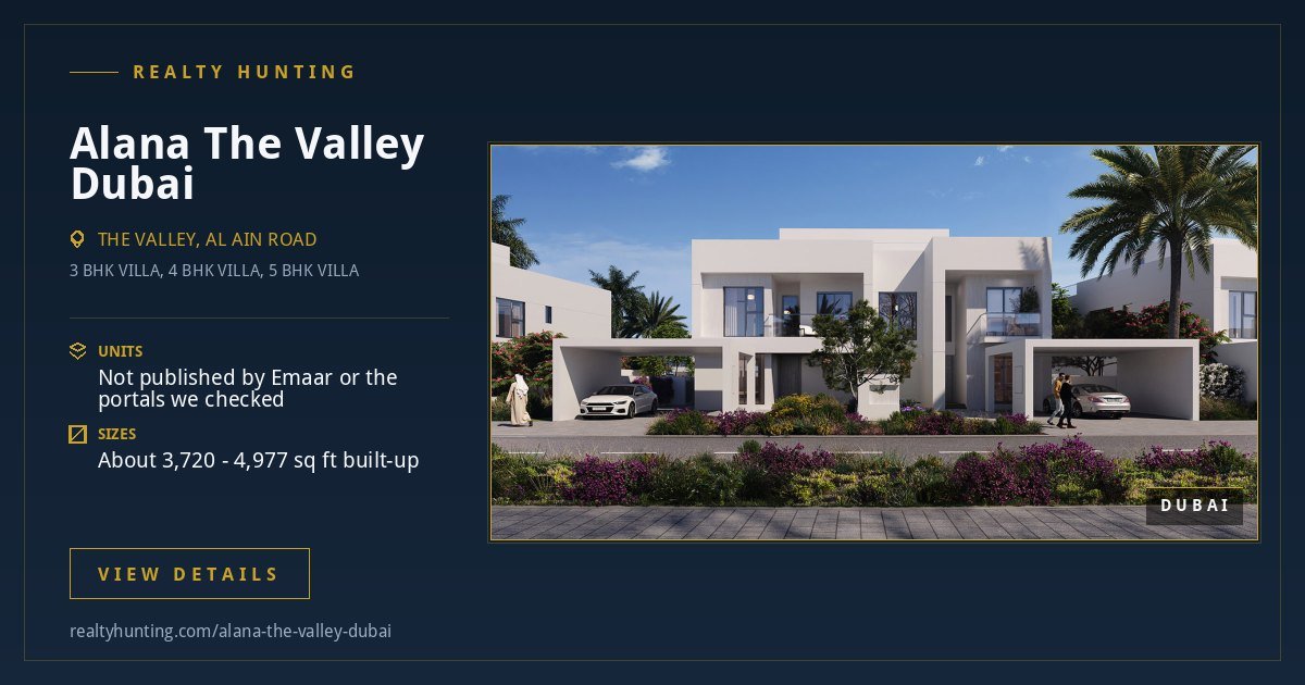 Alana The Valley Dubai