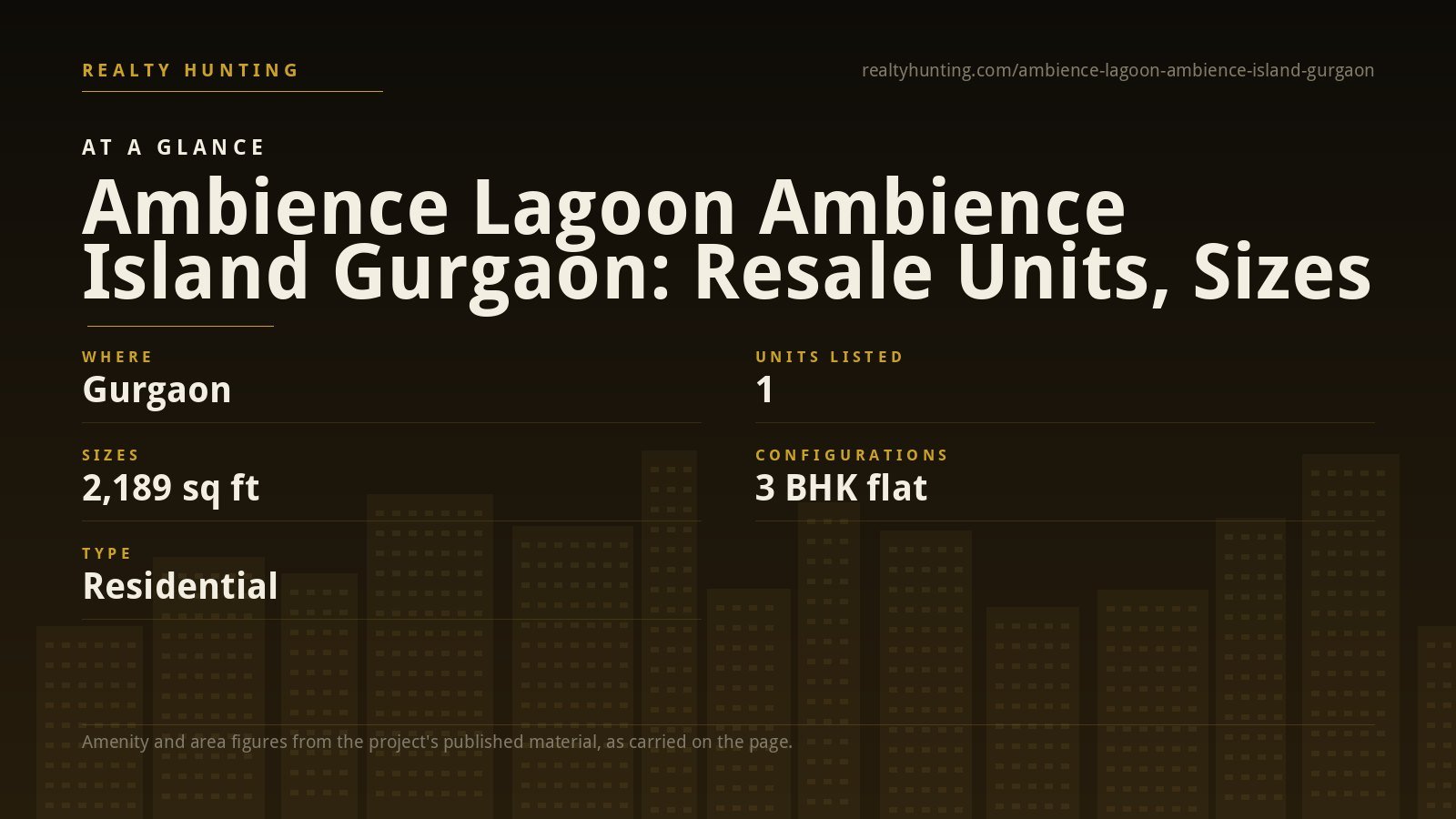 Ambience Lagoon Ambience Island Gurgaon — photo 2