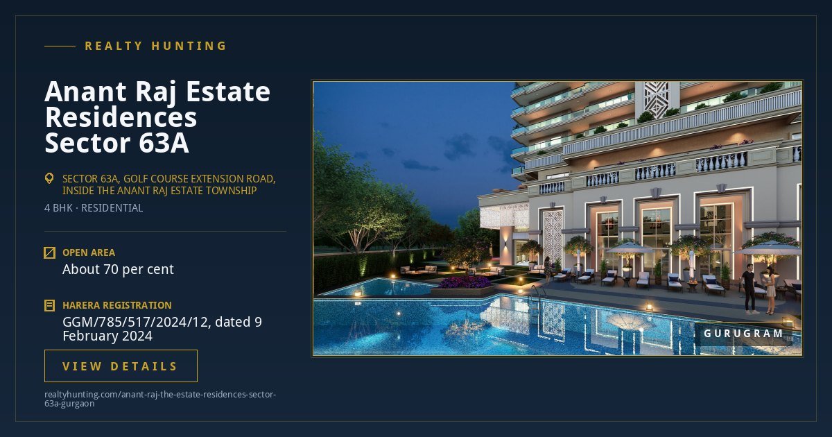 Anant Raj Estate Residences Sector 63A Gurgaon — photo 4