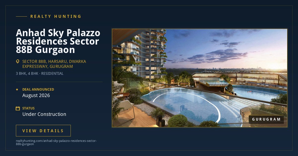 Anhad Sky Palazzo Residences Sector 88B Gurgaon — photo 3