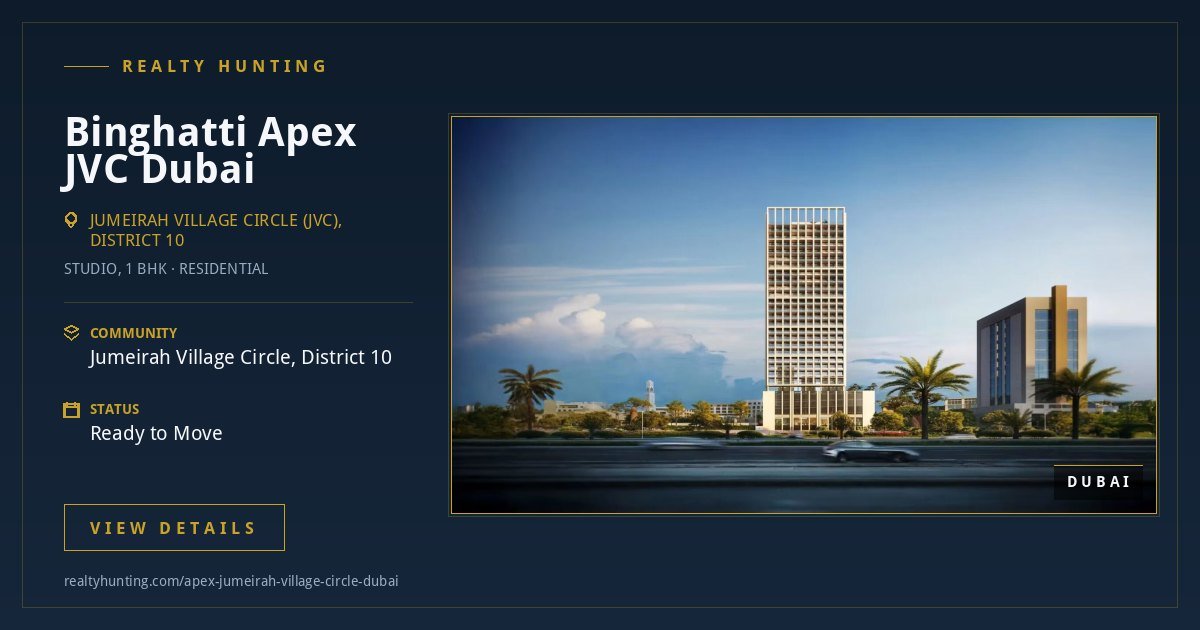 Binghatti Apex JVC Dubai — photo 3