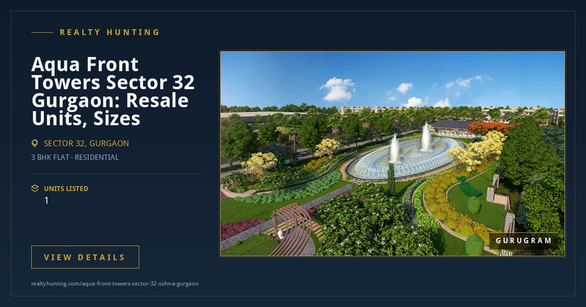 Aqua Front Towers Sector 32 Gurgaon — photo 4