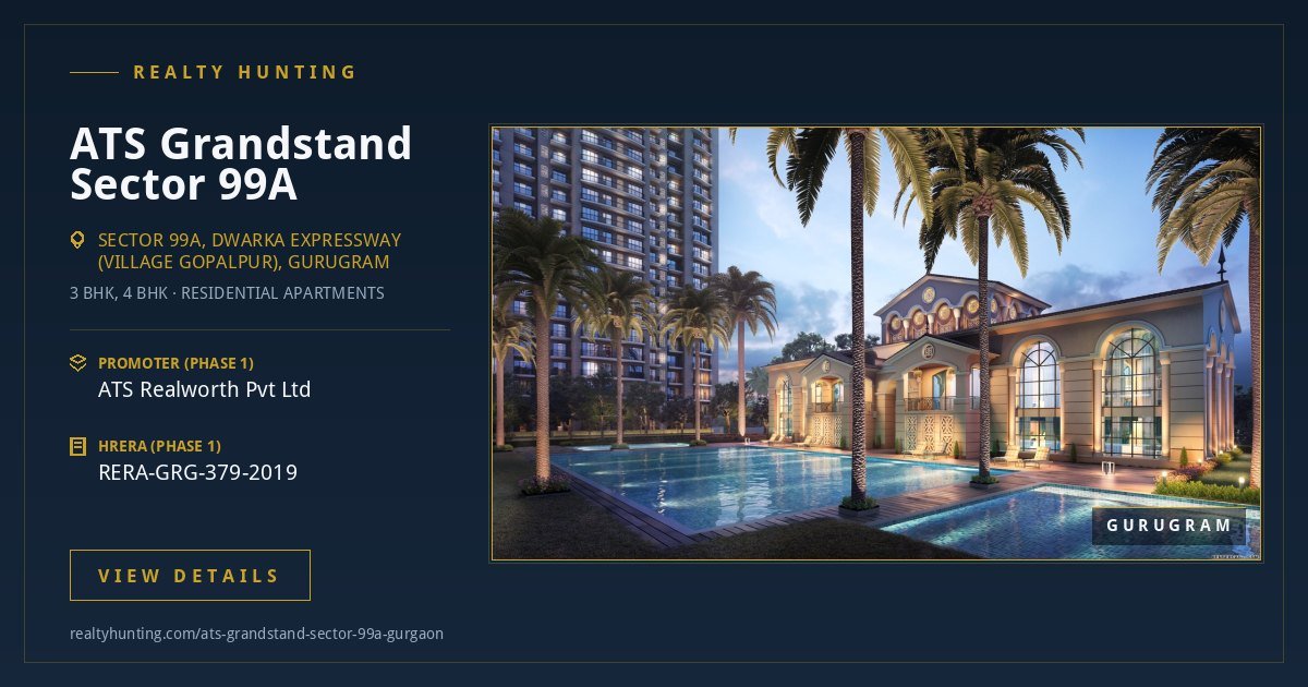 ATS Grandstand Sector 99A Gurgaon