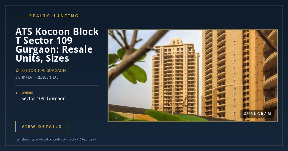 ATS Kocoon Block T Sector 109 Gurgaon — photo 3