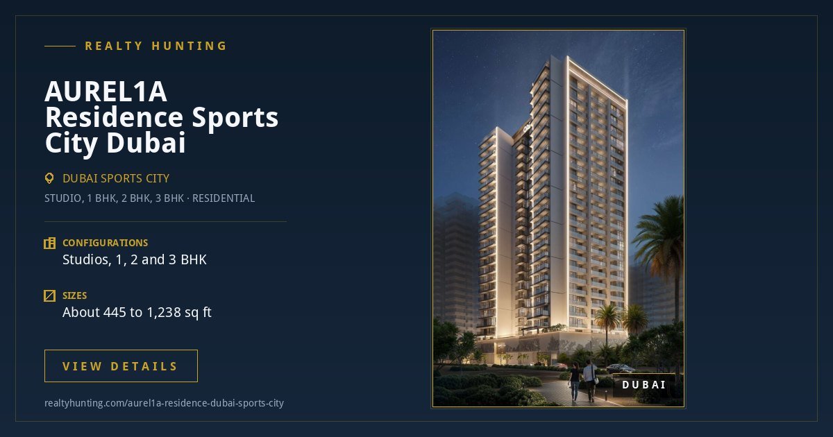 AUREL1A Residence Dubai Sports City — photo 2