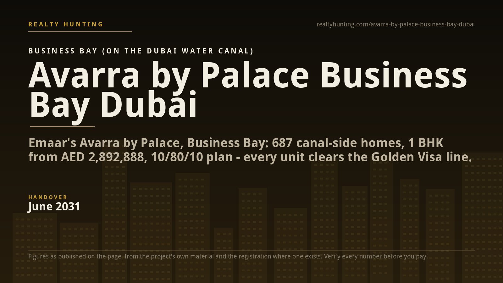 Avarra by Palace Business Bay Dubai