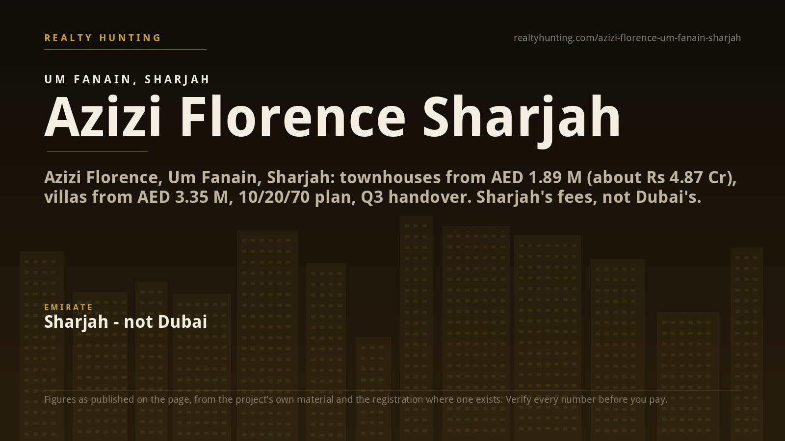 Azizi Florence Um Fanain Sharjah