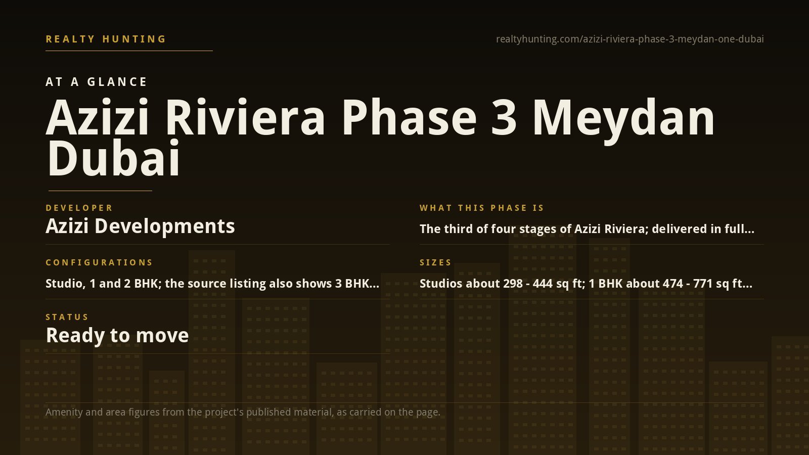 Azizi Riviera Phase 3 Meydan One Dubai — photo 2