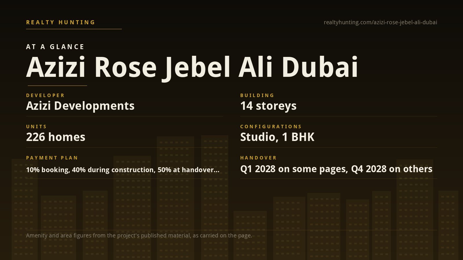 Azizi Rose Jebel Ali Dubai — photo 2