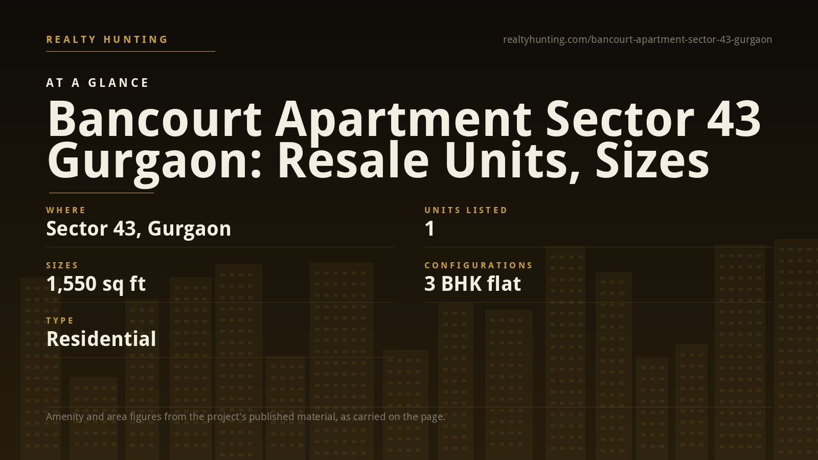 Bancourt Apartment Sector 43 Gurgaon — photo 2