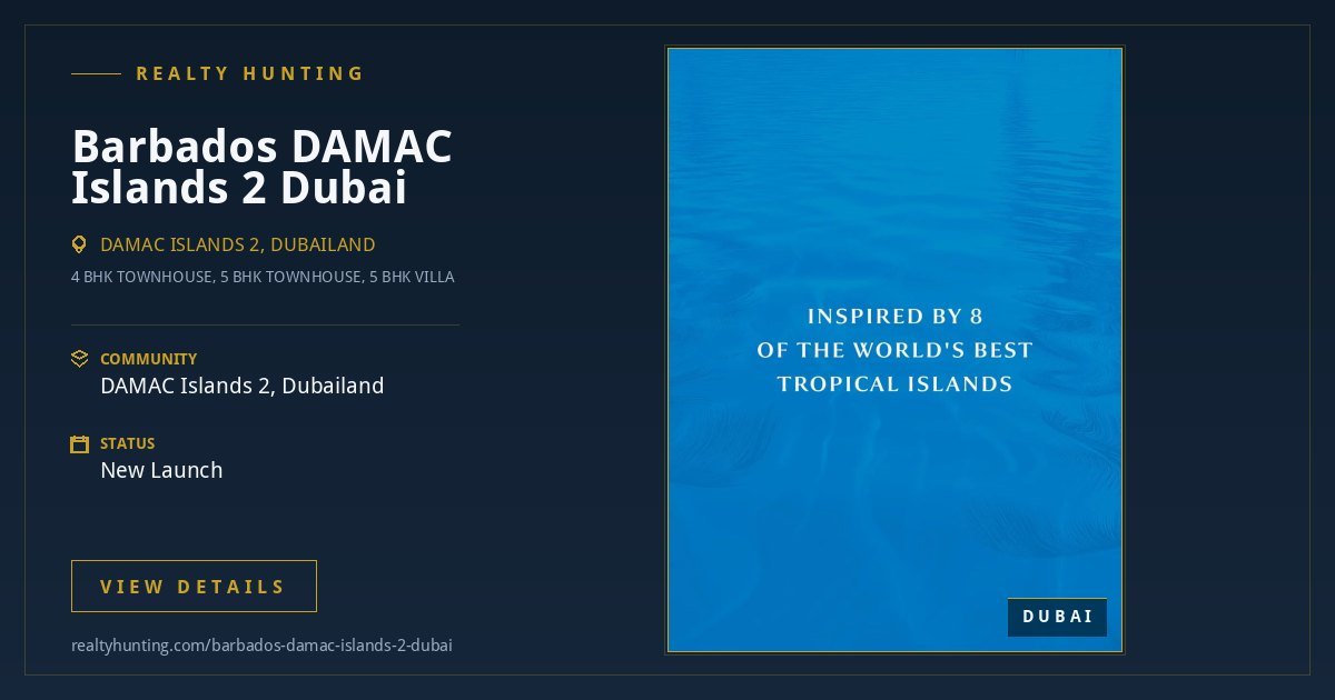 Barbados DAMAC Islands 2 Dubai — photo 4