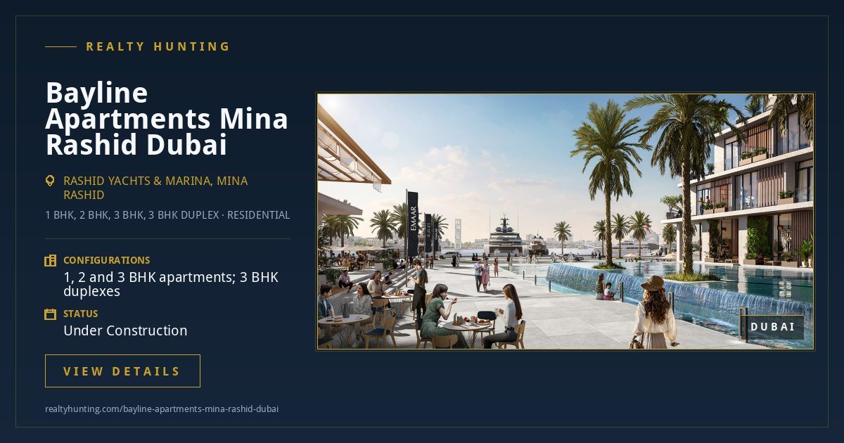 Bayline Apartments Mina Rashid Dubai