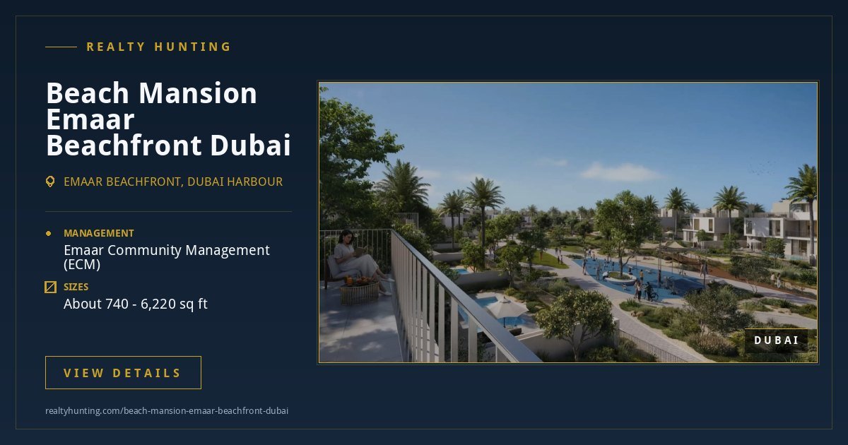 Beach Mansion Emaar Beachfront Dubai — photo 3