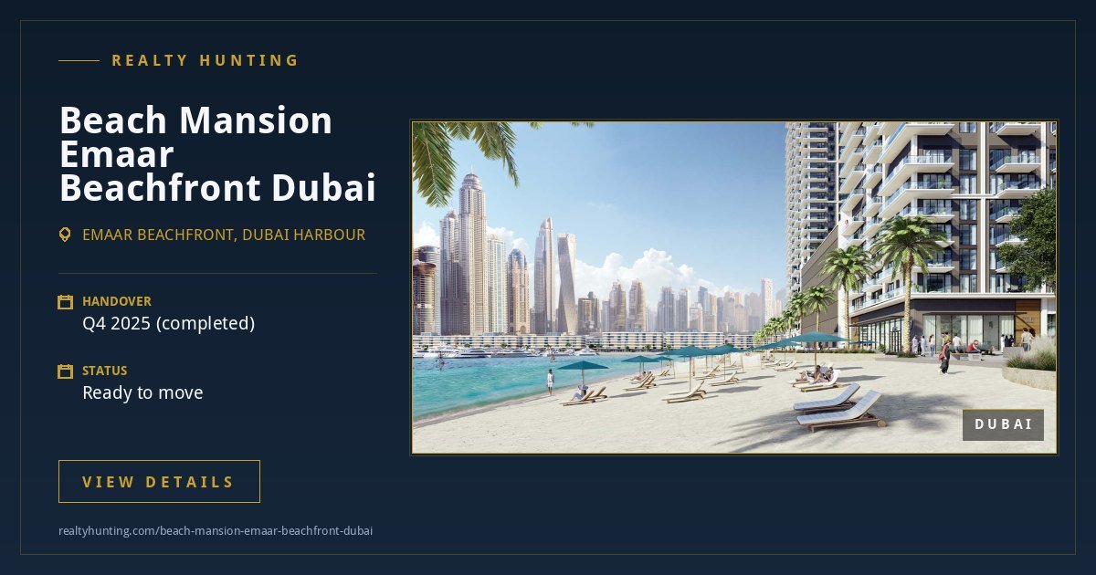 Beach Mansion Emaar Beachfront Dubai — photo 4