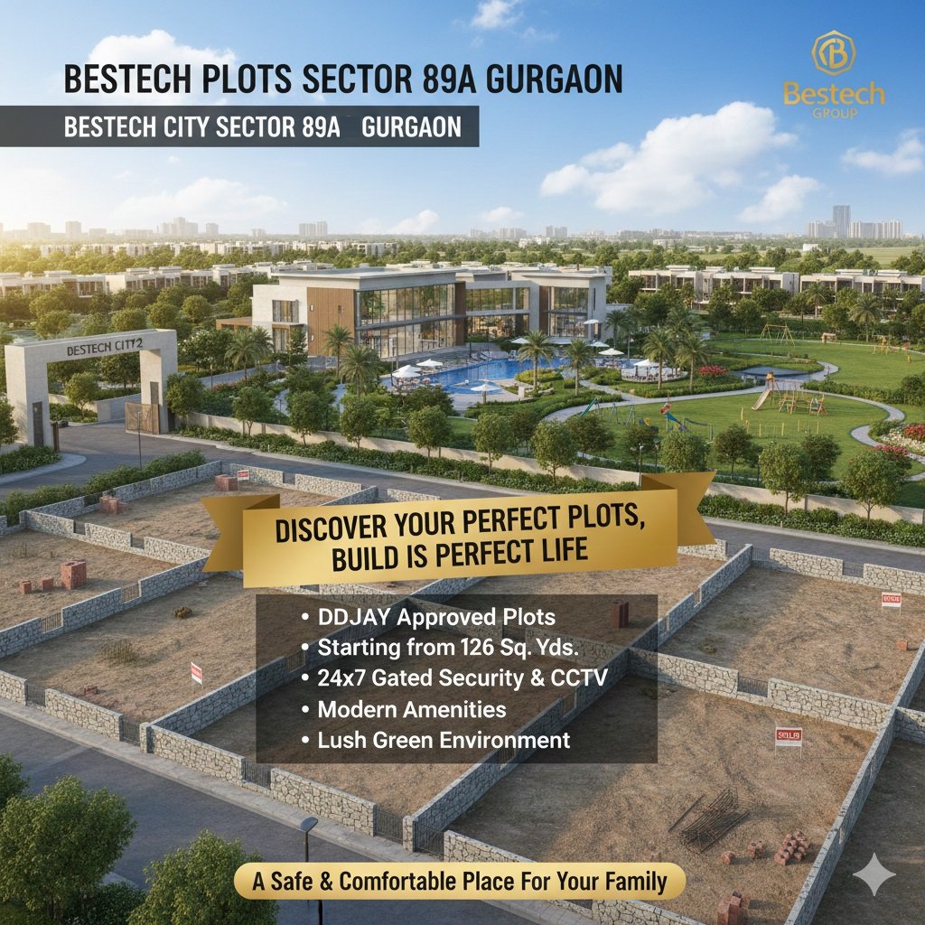 Bestech Plots Sector 89a Gurgaon | Bestech City Sector 89 A