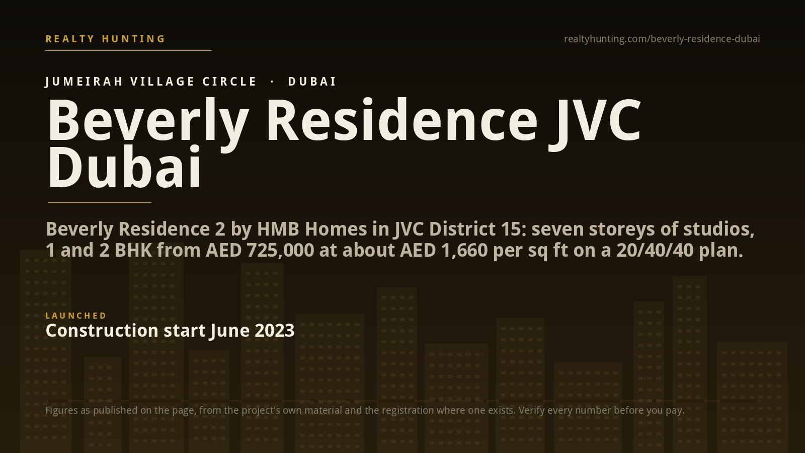 Beverly Residence JVC Dubai