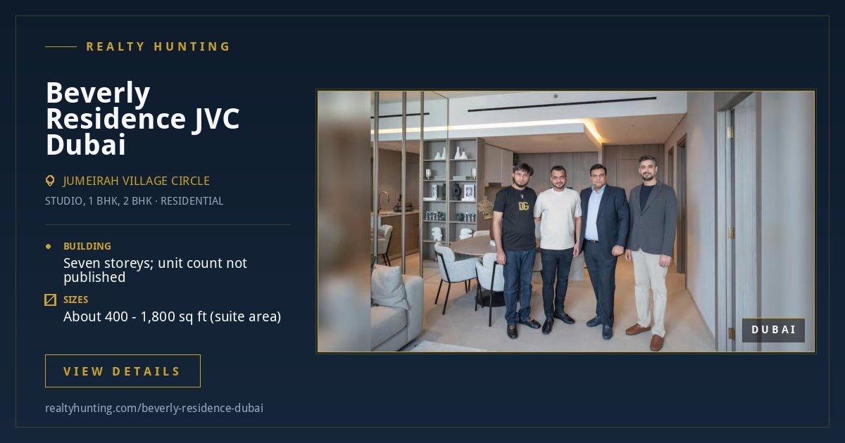 Beverly Residence JVC Dubai