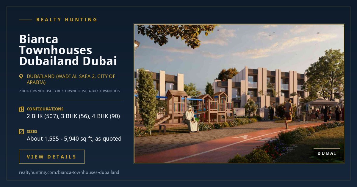 Bianca Townhouses Dubailand Dubai — photo 2