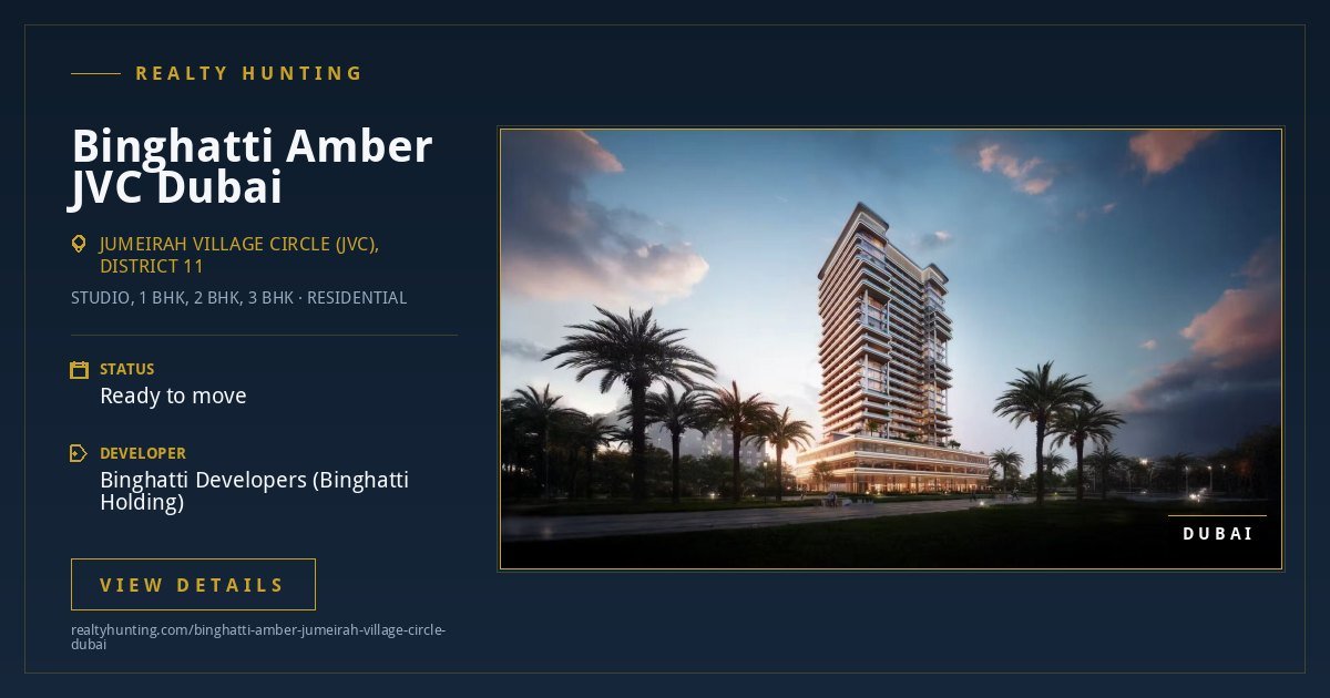 Binghatti Amber JVC Dubai — photo 2
