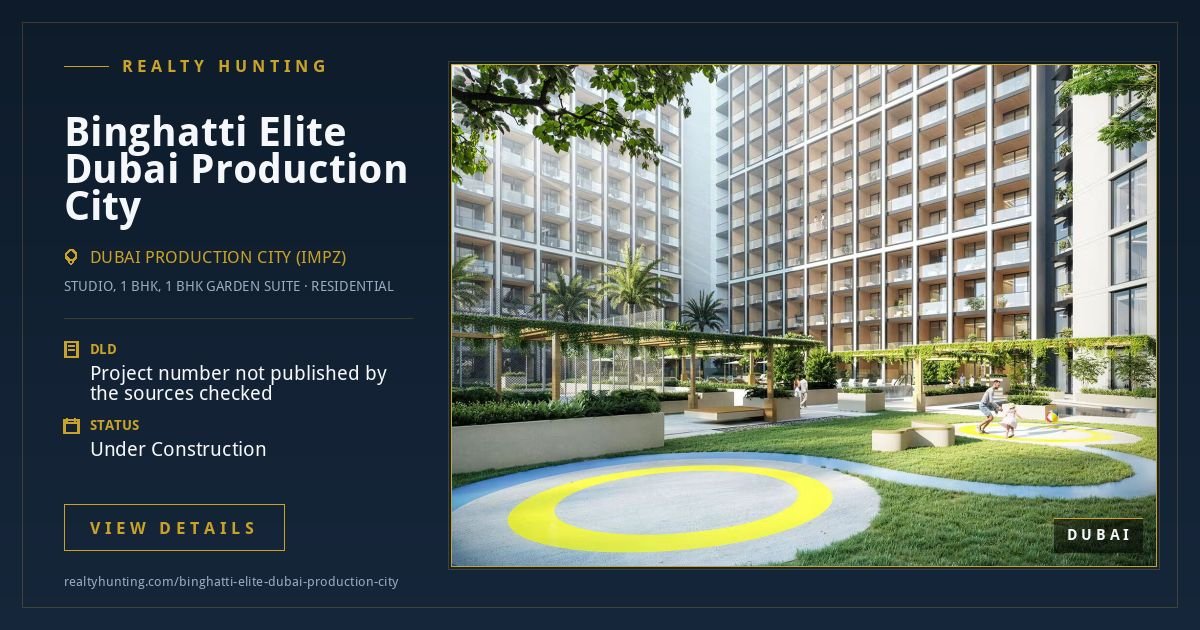 Binghatti Elite Dubai Production City Dubai — photo 4