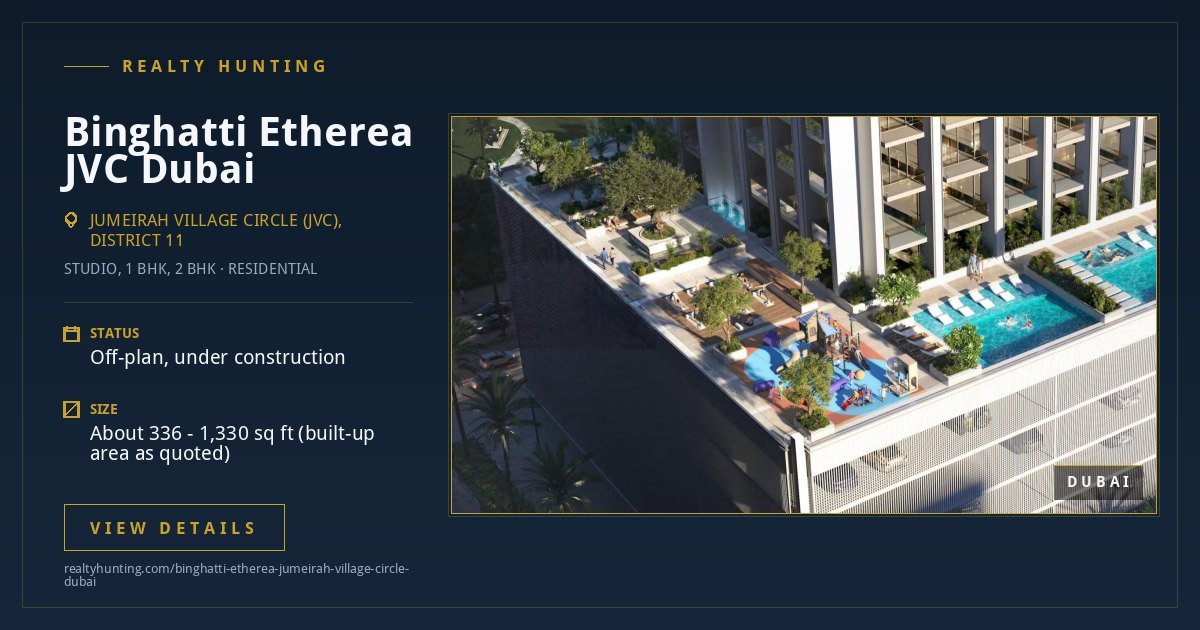 Binghatti Etherea JVC Dubai — photo 3