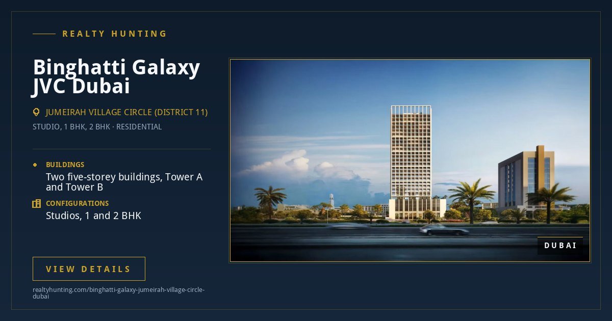 Binghatti Galaxy Jumeirah Village Circle Dubai — photo 3