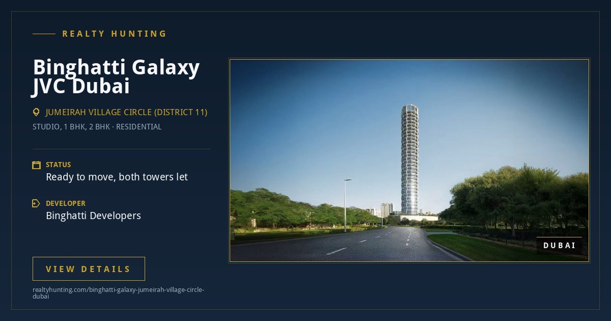 Binghatti Galaxy Jumeirah Village Circle Dubai — photo 4