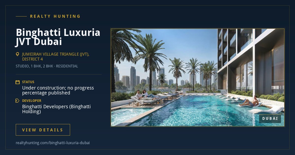 Binghatti Luxuria Jumeirah Village Triangle Dubai — photo 2