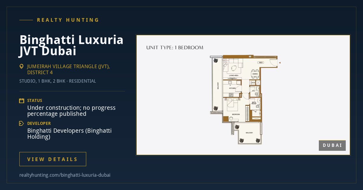 Binghatti Luxuria Jumeirah Village Triangle Dubai — photo 4