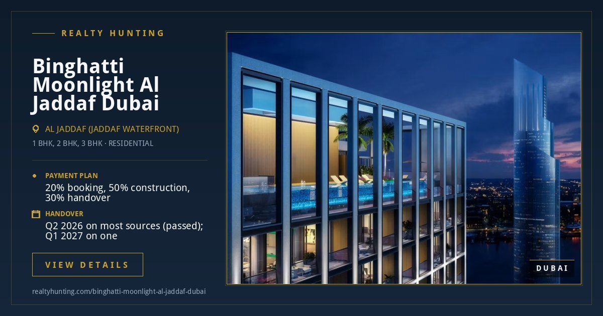 Binghatti Moonlight Al Jaddaf Dubai — photo 2