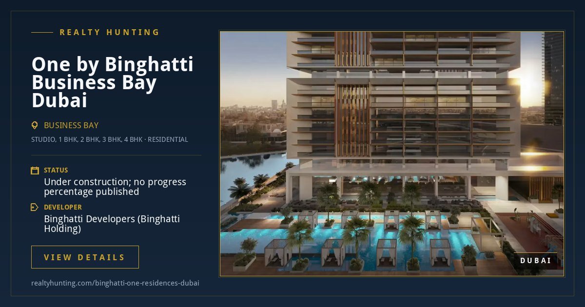 One by Binghatti Business Bay Dubai — photo 4