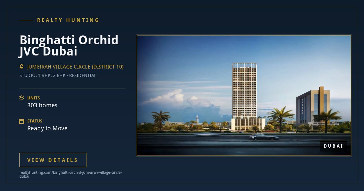 Binghatti Orchid Jumeirah Village Circle Dubai — photo 3