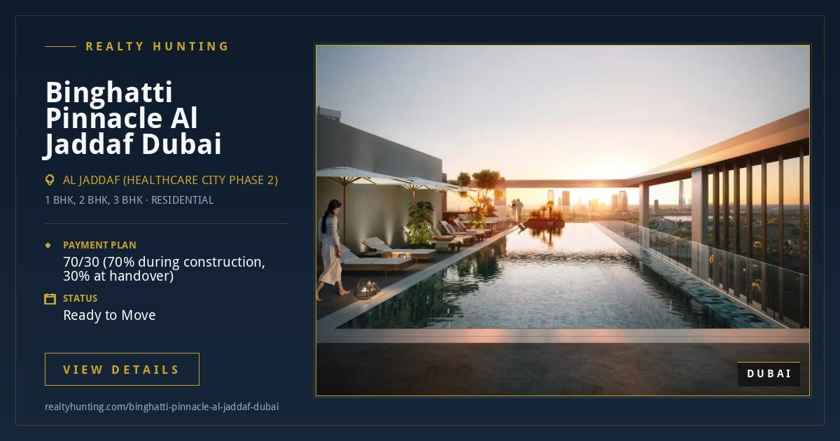 Binghatti Pinnacle Al Jaddaf Dubai — photo 2