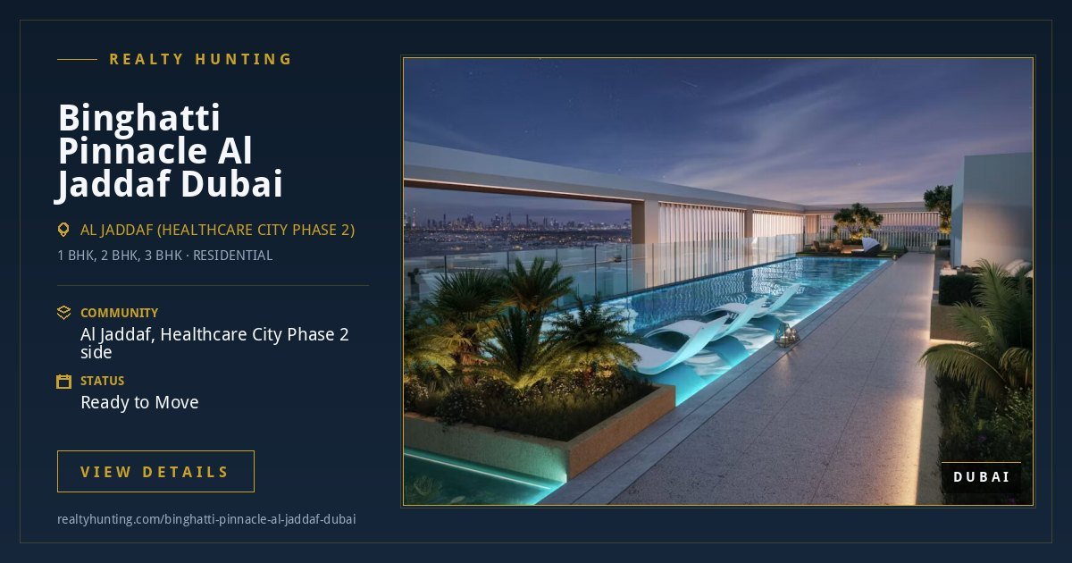 Binghatti Pinnacle Al Jaddaf Dubai — photo 3