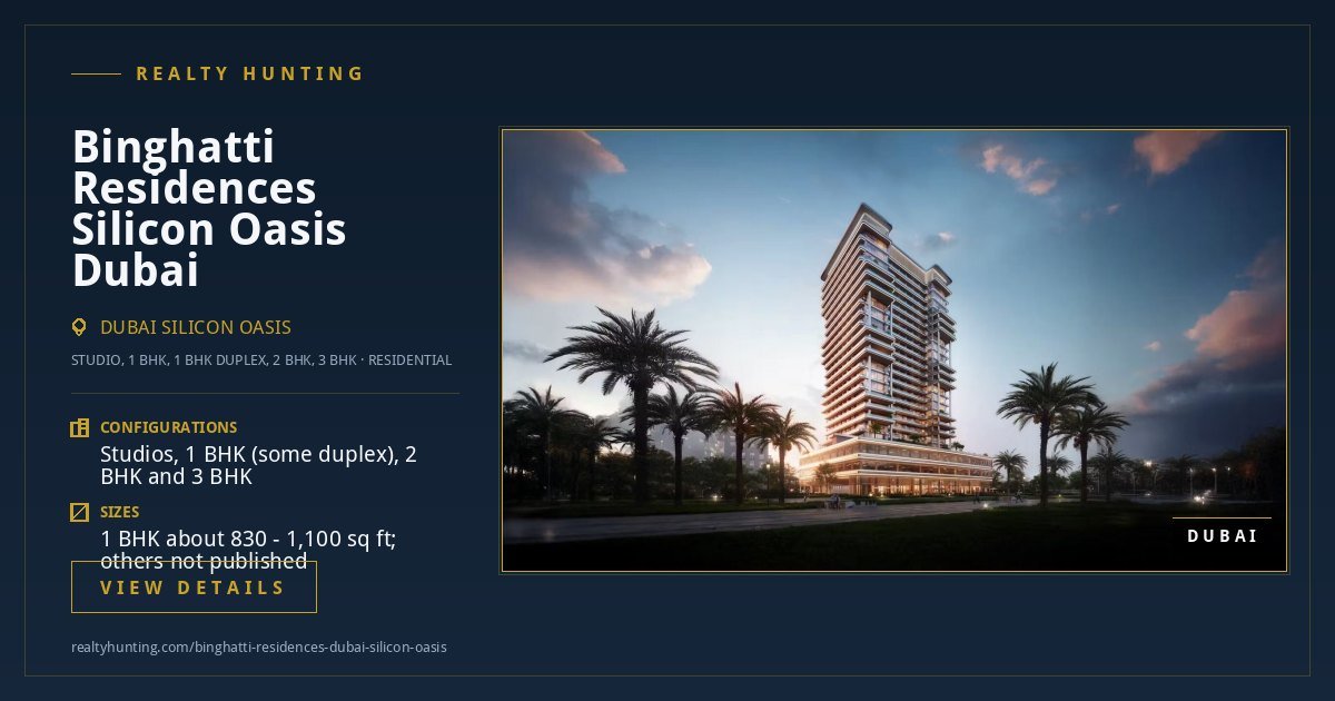 Binghatti Residences Dubai Silicon Oasis Dubai — photo 2
