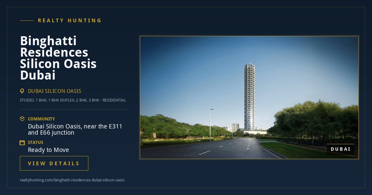 Binghatti Residences Dubai Silicon Oasis Dubai — photo 4