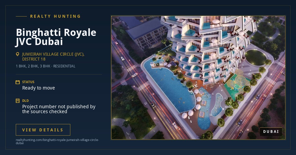 Binghatti Royale Jumeirah Village Circle Dubai — photo 3