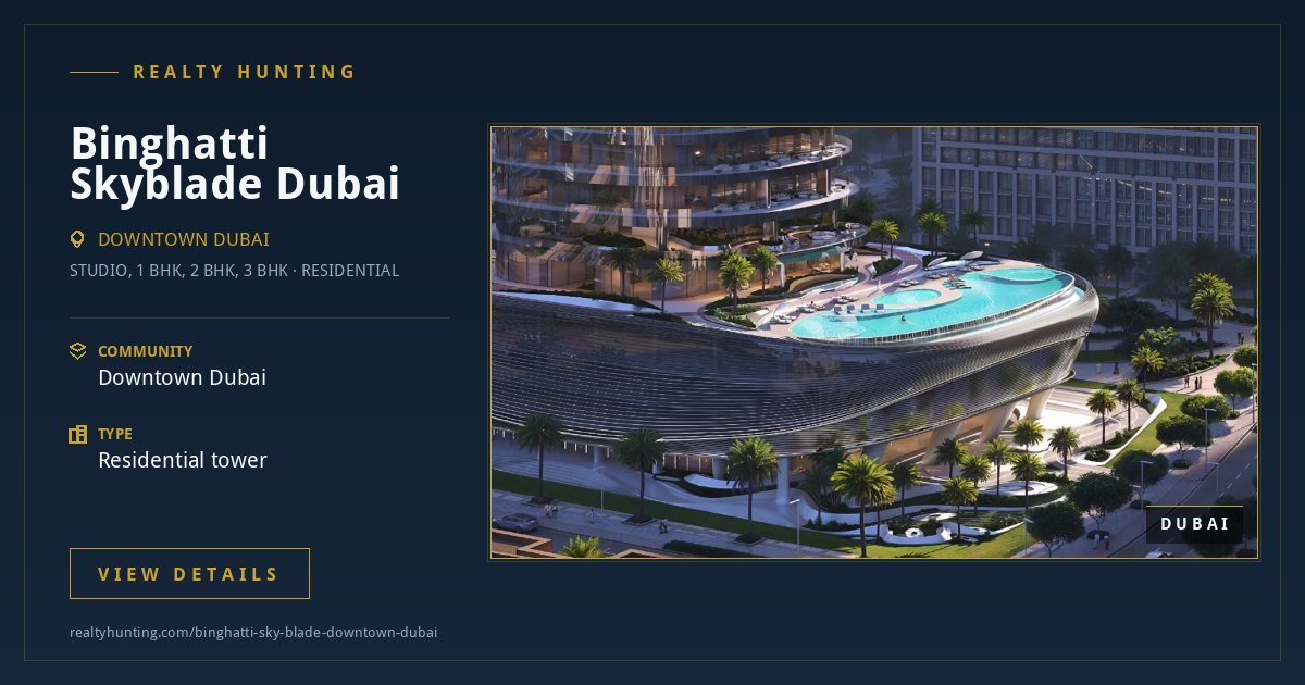 Binghatti Skyblade Downtown Dubai — photo 4