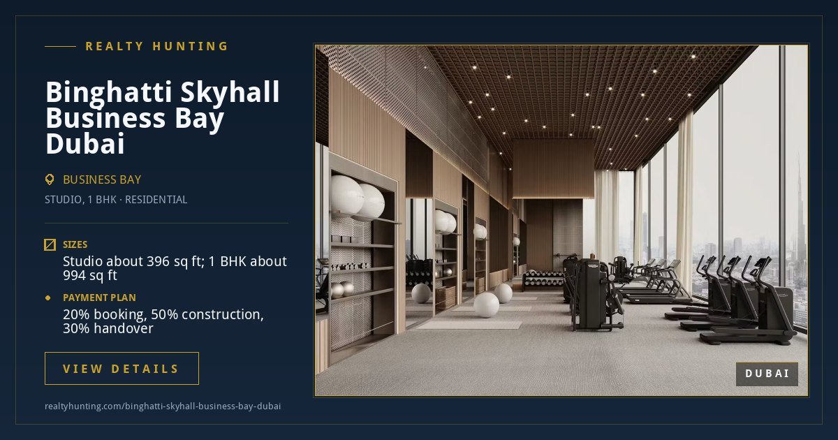 Binghatti Skyhall Business Bay Dubai — photo 2
